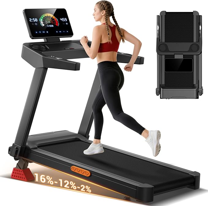 Lontek Laufband 14 km/h mit Steigung